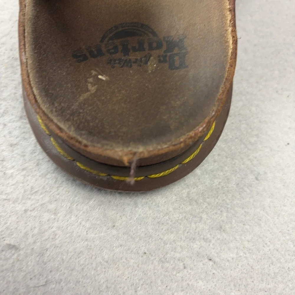 Vintage Dr. Martens Sandals Shoes Mens Size 11 Brown Leather Fisherman 10015